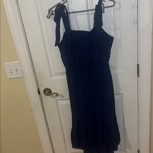 LUXOLOGY Elegant Navy Blue Women's Dress size Medium